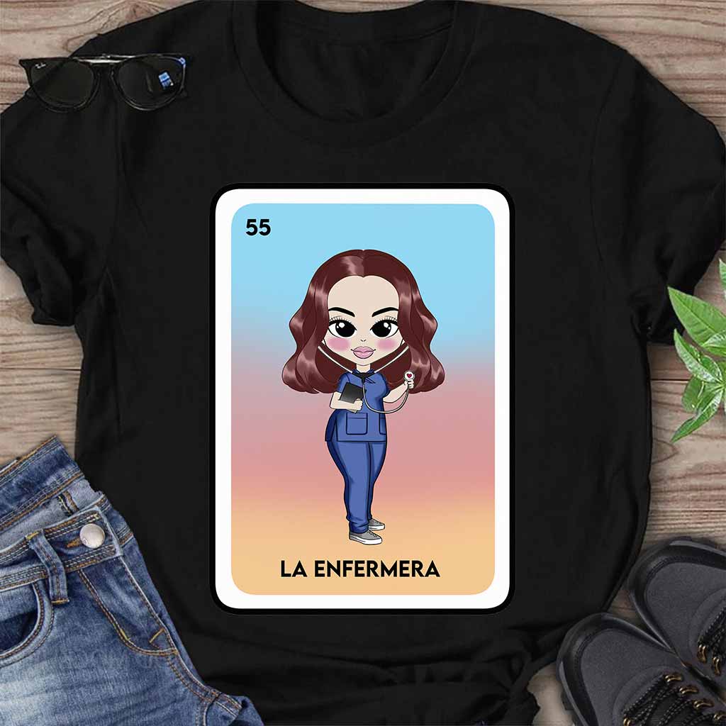 La Enfermera - Nurse Personalized T-shirt And Hoodie