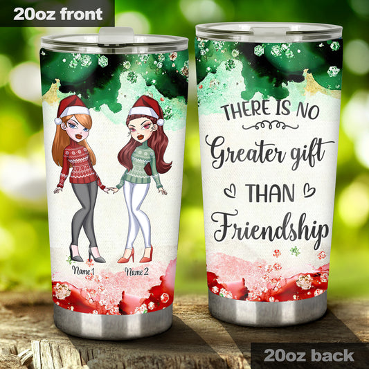 Bestie - Personalized Christmas Bestie Tumbler