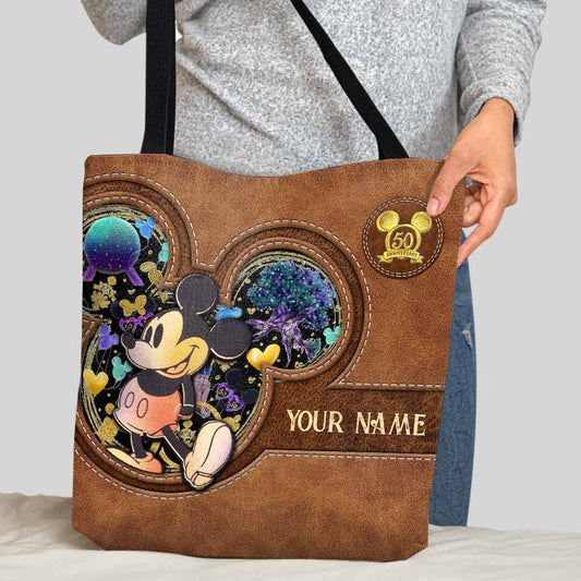 The Magic Is Calling Everyone - Mouse Ears Earidescent Personalized Tote Bag