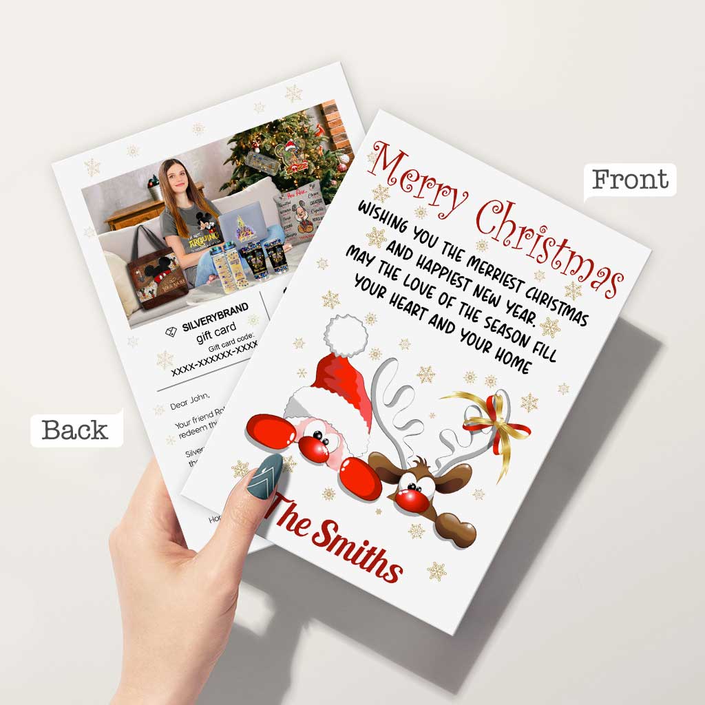 Personalized Greeting Gift Card Jingle & Mingle