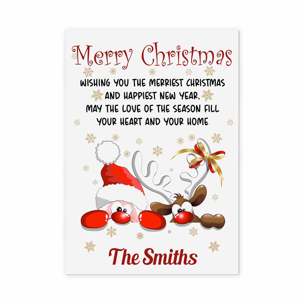 Personalized Greeting Gift Card Jingle & Mingle