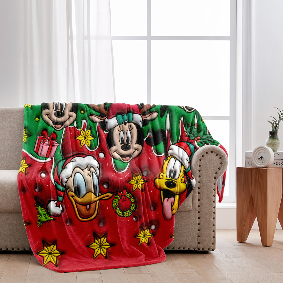 Christmas Is Coming - Personalized Mouse Blanket