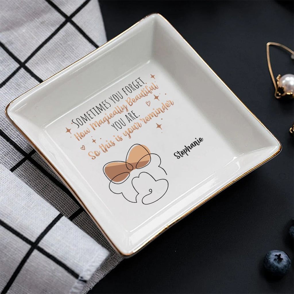 This Is Your Reminder - Personalized Mouse Jewelry Dish