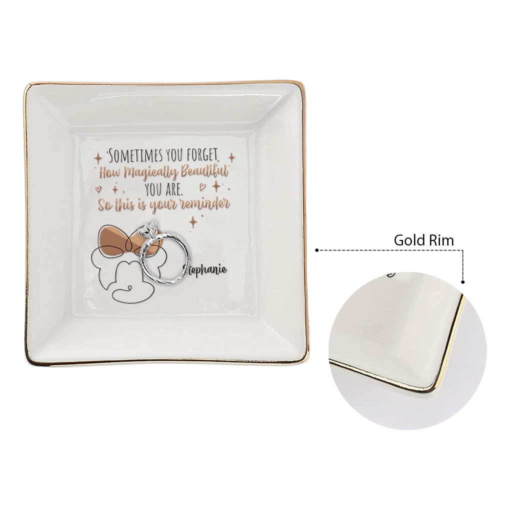 This Is Your Reminder - Personalized Mouse Jewelry Dish