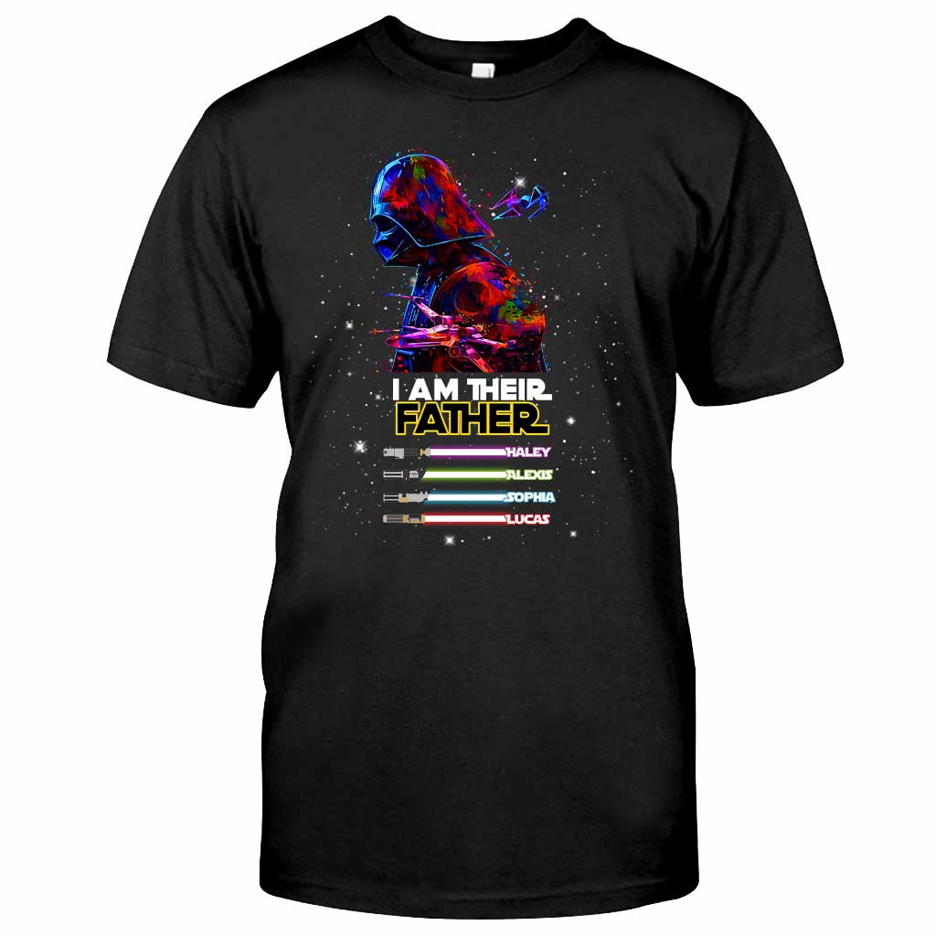 I Am Their Father Darth Vader Lightsaber Personalized Star Wars Shirt - Star Wars Family T-shirt and Hoodie