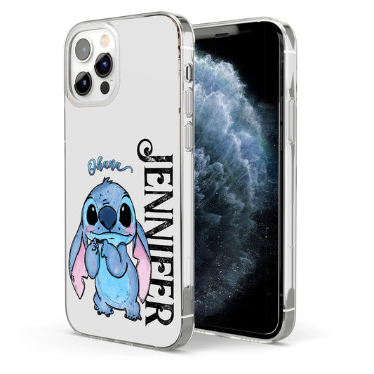 Ohana - Personalized Ohana Clear Phone Case