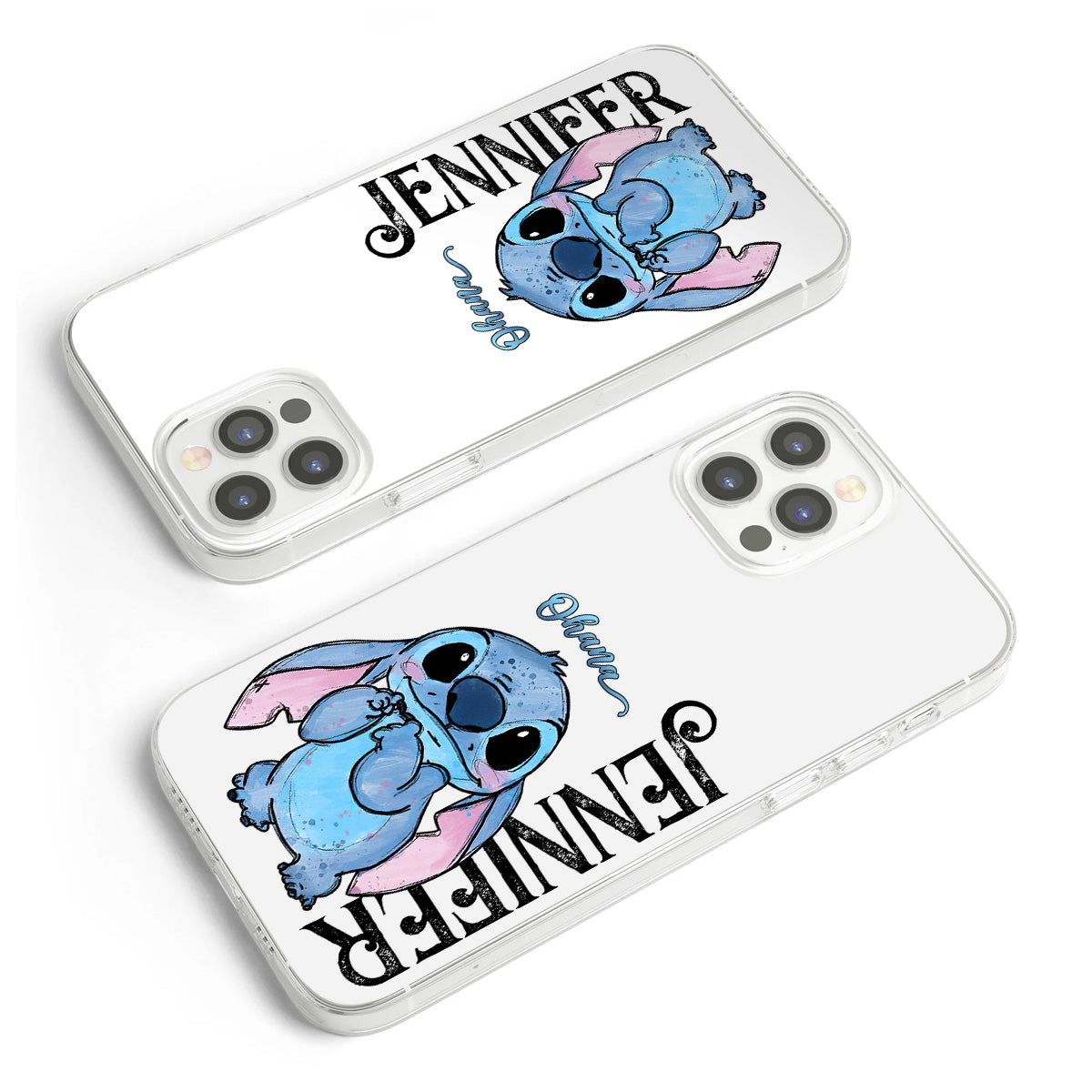 Ohana - Personalized Ohana Clear Phone Case