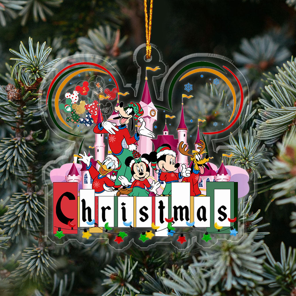Magical Christmas Vibe - Mouse Transparent Ornament