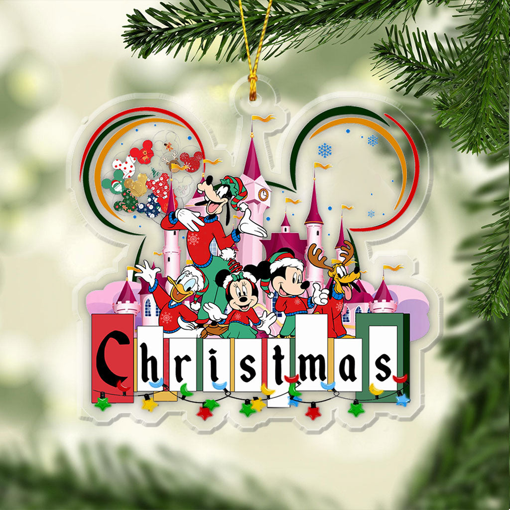 Magical Christmas Vibe - Mouse Transparent Ornament