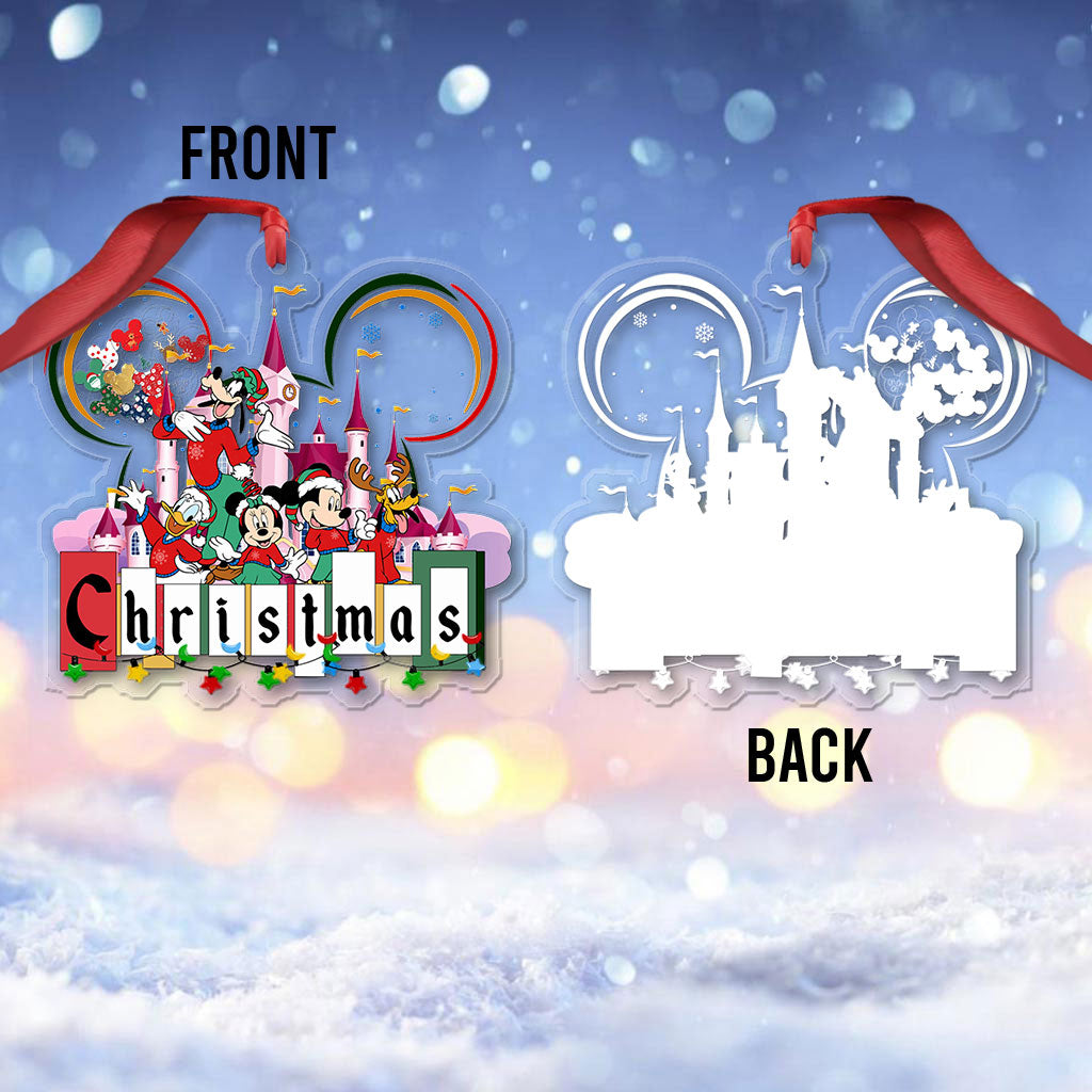 Magical Christmas Vibe - Mouse Transparent Ornament