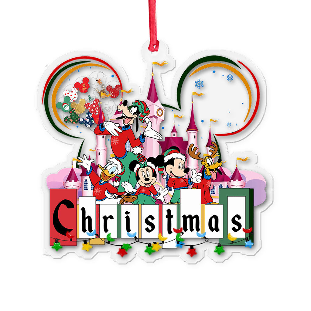 Magical Christmas Vibe - Mouse Transparent Ornament