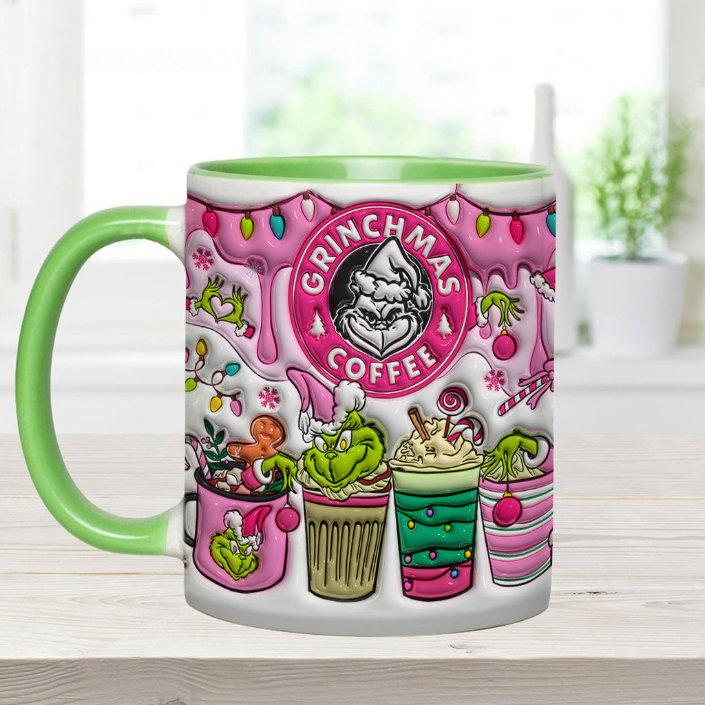 Grinchmas Coffee - Personalized Stole Christmas Accent Mug