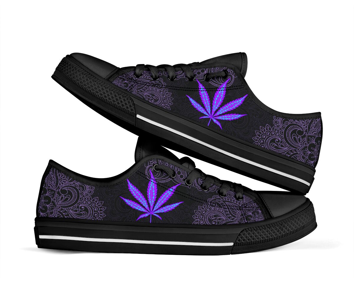 420 In My Blood - Weed Low Top Shoes 0822
