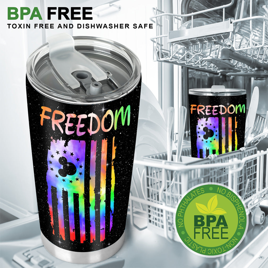 Finding Freedom - Personalized Mouse Tumbler