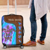 Salty Lil&#39; Beach - Turtle Personalized Leather Pattern Print Luggage Cover