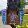 Salty Lil&#39; Beach - Turtle Personalized Leather Bag