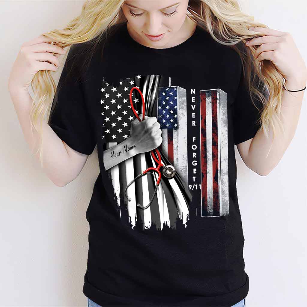 Never Forget - Nurse Personalized T-shirt And Hoodie