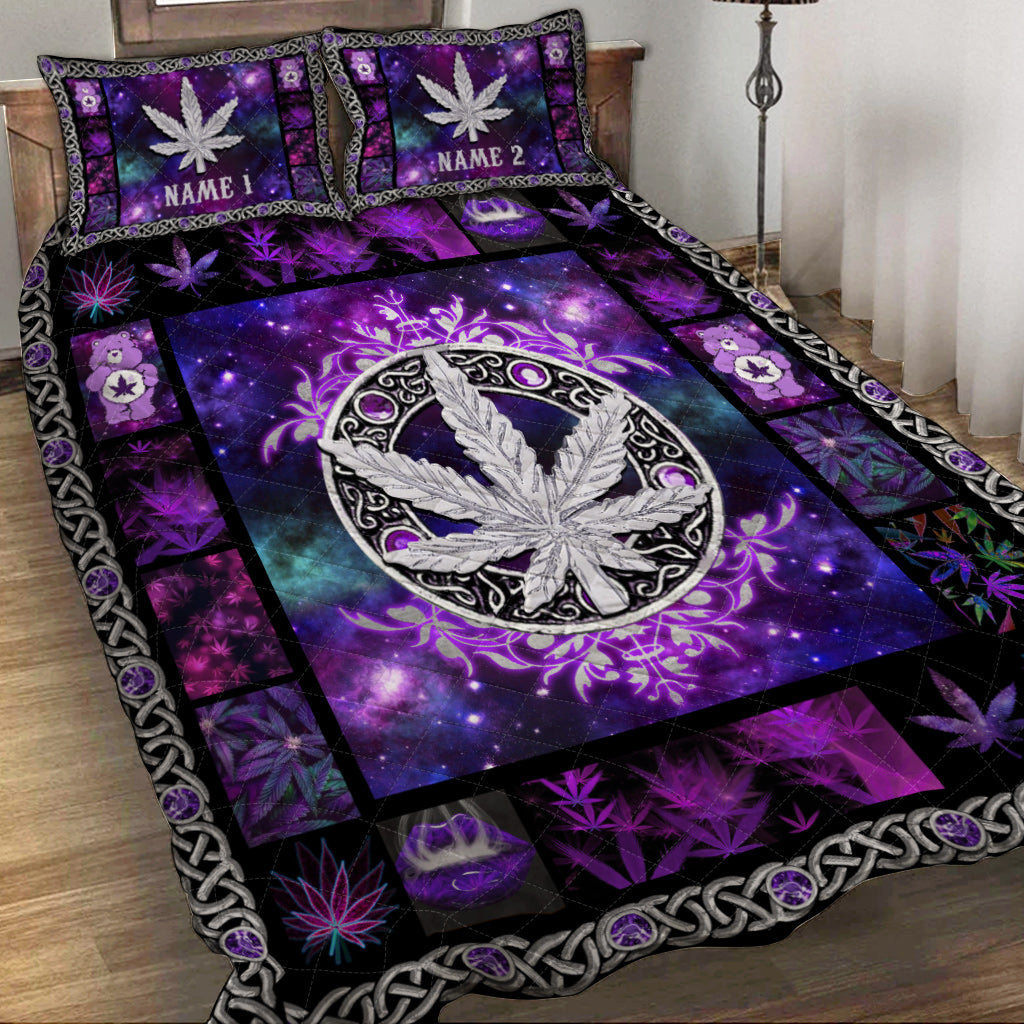 High Maintenance - Personalized Weed Quilt Set