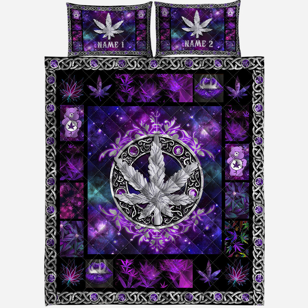 High Maintenance - Personalized Weed Quilt Set