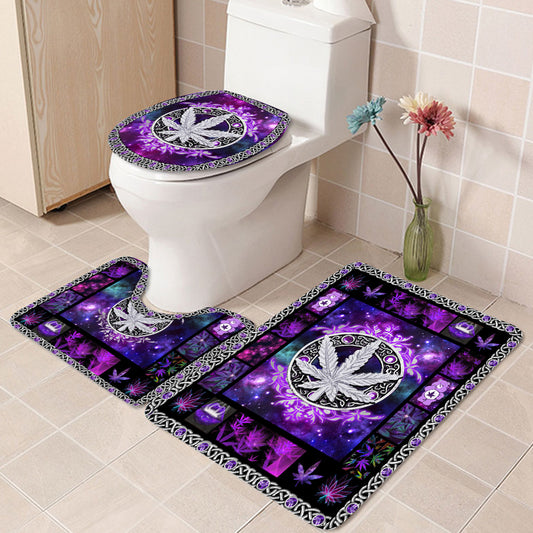 High Maintenance - Weed 3 Pieces Bathroom Mats Set