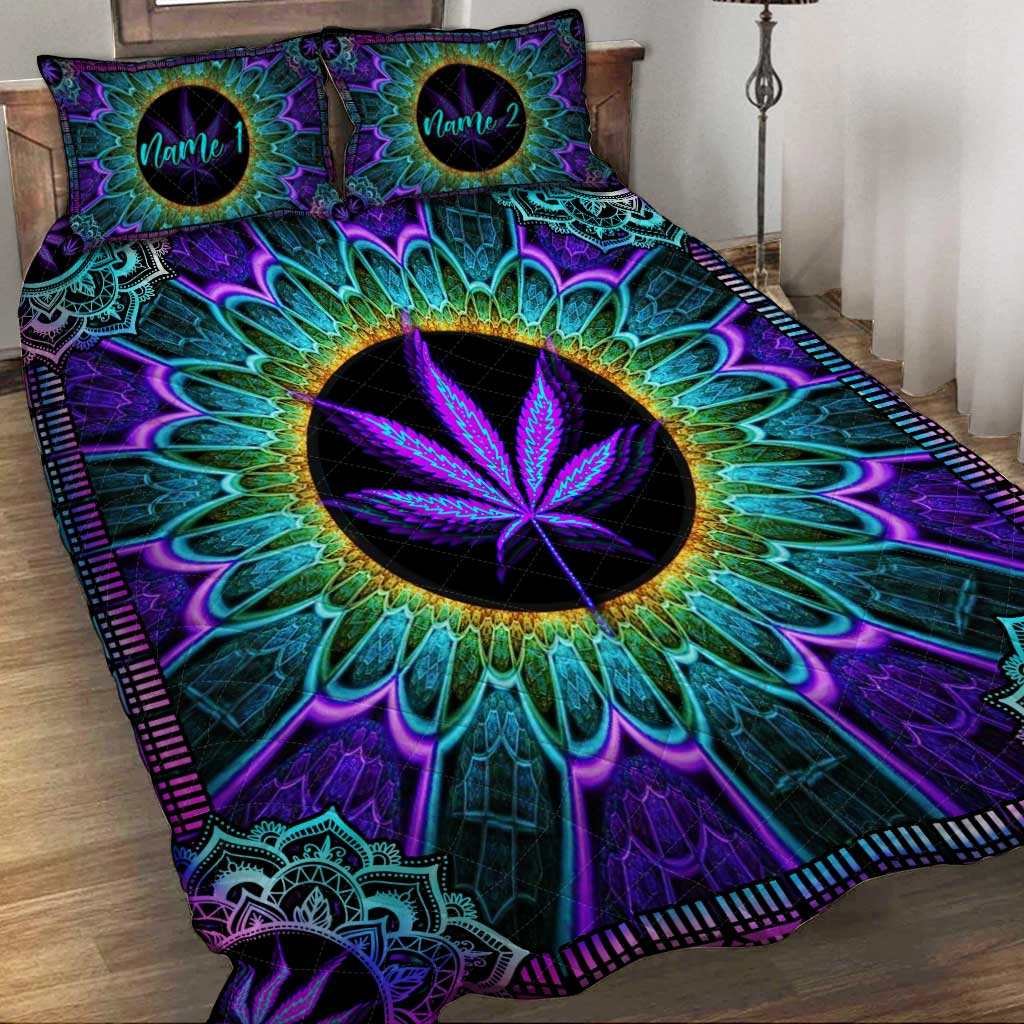 High Maintenance - Personalized Weed Quilt Set