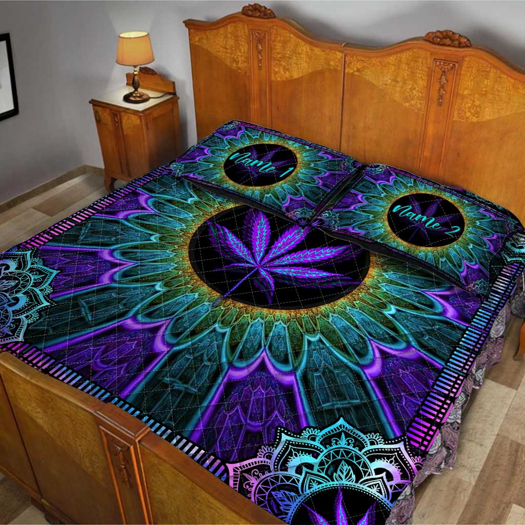 High Maintenance - Personalized Weed Quilt Set