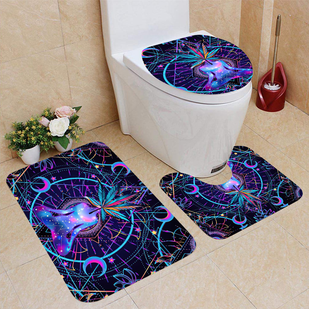 Pot Head - Weed Bathroom Curtain & Mats Set
