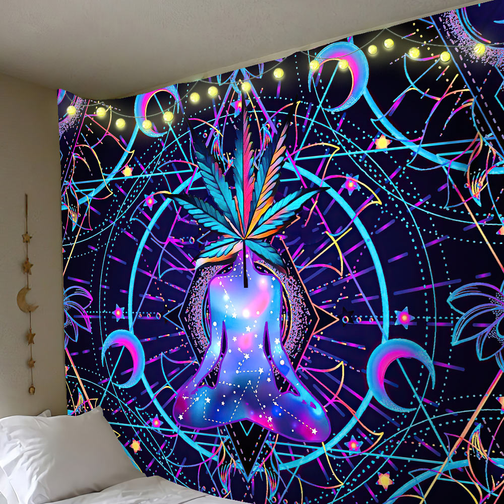 Pot Head - Weed Wall Tapestry & Throw Pillow