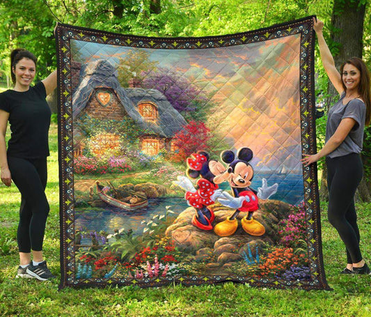 Mouse Couple Mouse Quilt 0823