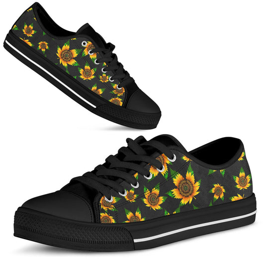 Sunflower Leaf - Weed Low Top Shoes 0822