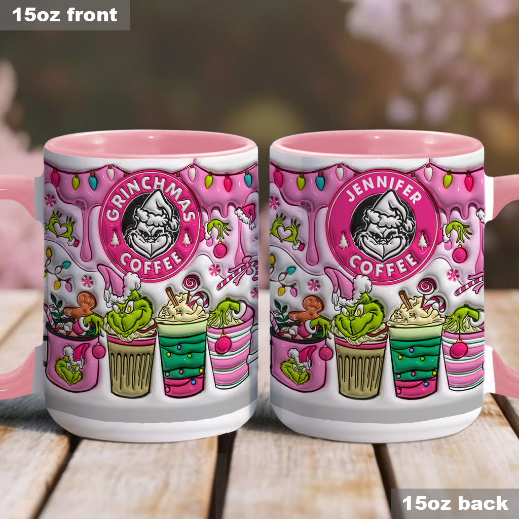 Grinchmas Coffee - Personalized Stole Christmas Accent Mug