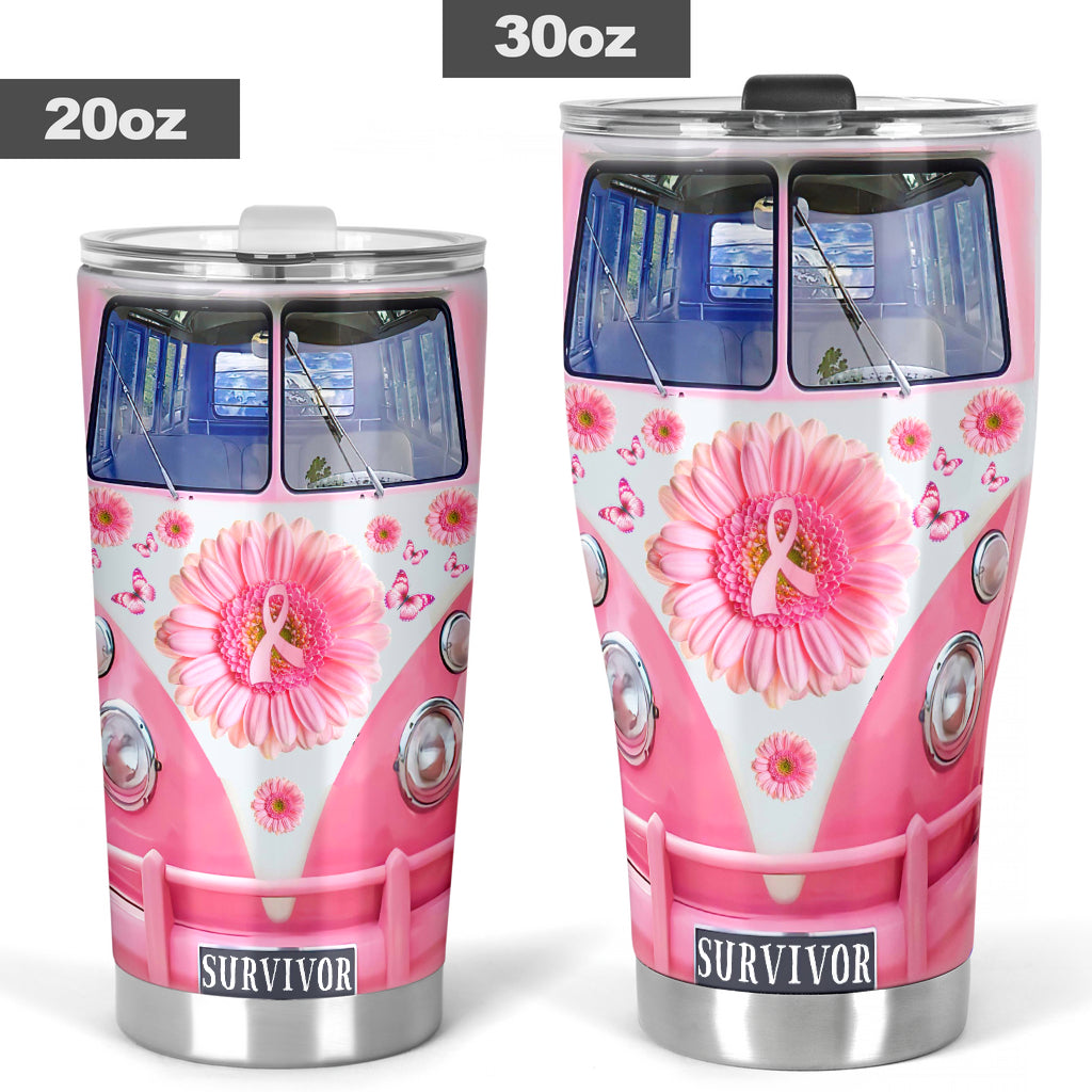 Survivor Breast Cancer Awareness Tumbler 0622