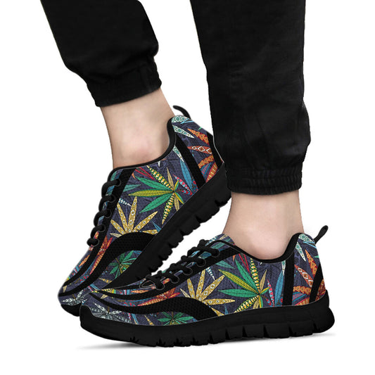 Lovely Leaves - Weed Leather Boots 0622