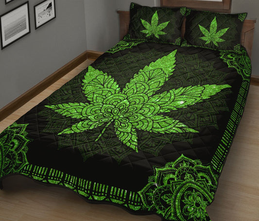 Stay High - Weed Quilt Set 0822