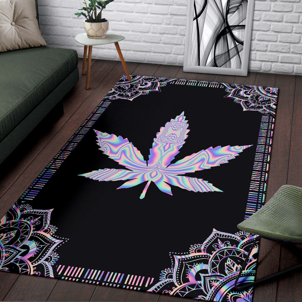Holographic 420 - Weed Rug 0822