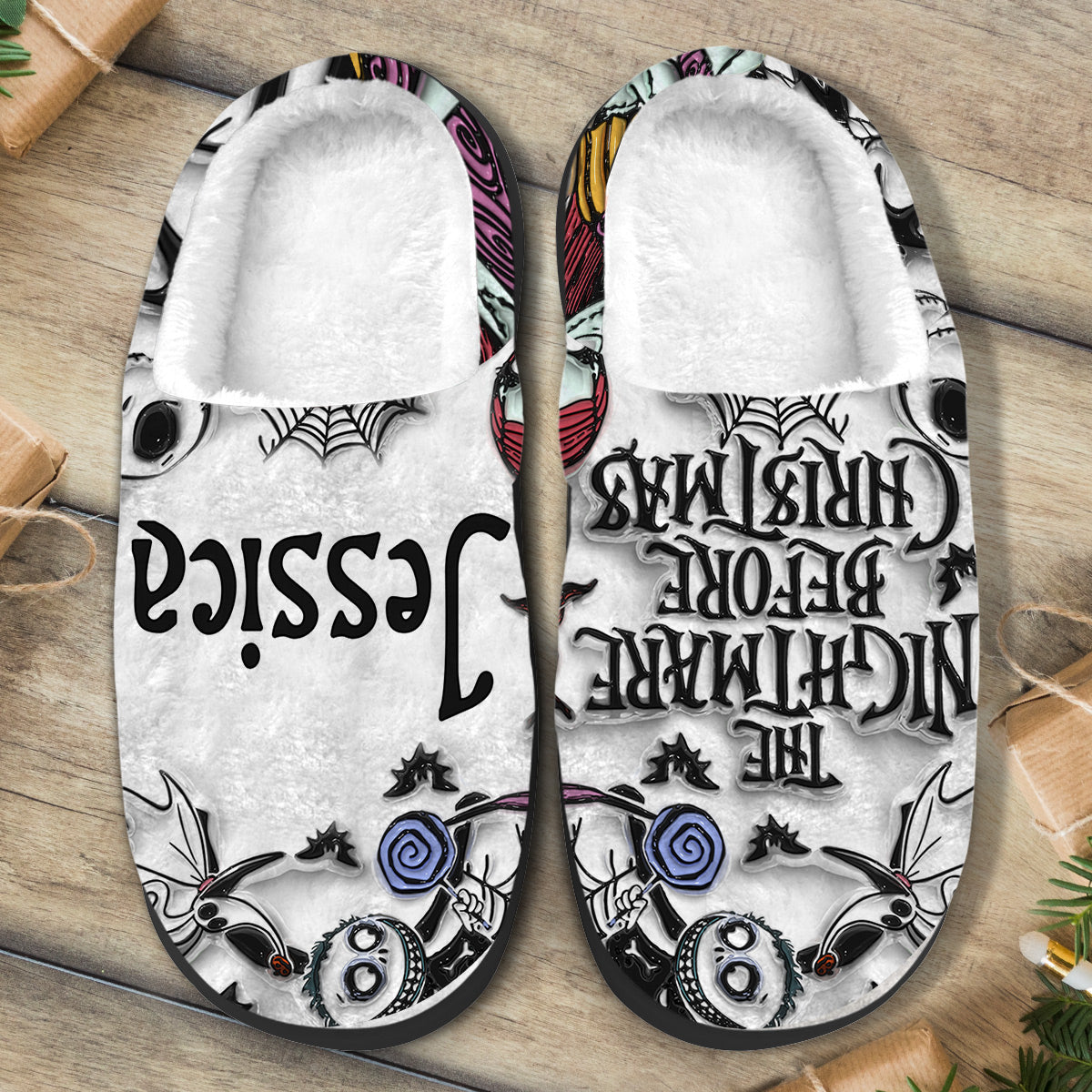 Nightmare - Personalized Nightmare Slippers