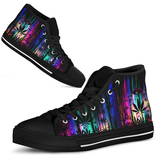Stay High All Night - Weed High Top Shoes 0822