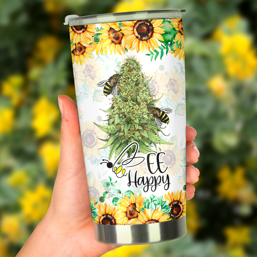 Bee Happy - Weed Tumbler 0822