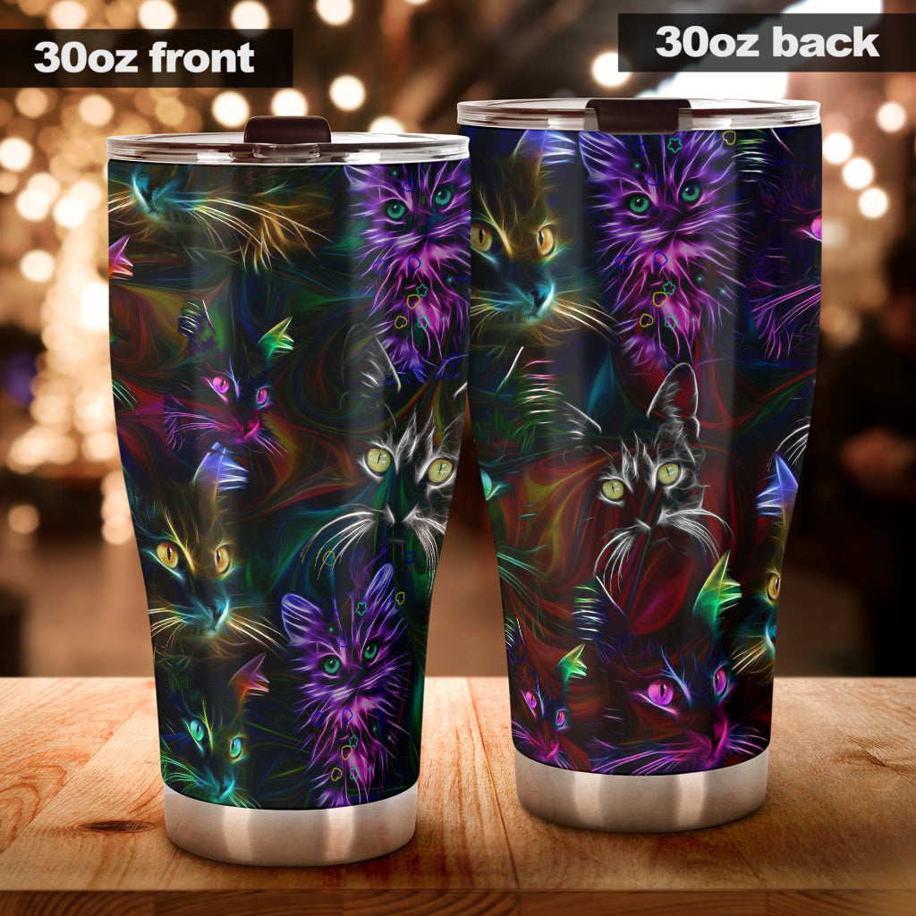 Cat Neon - Cat Tumbler 0622