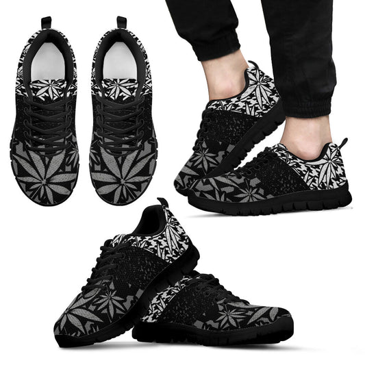 Black And White Weed - Weed Sneakers 0822