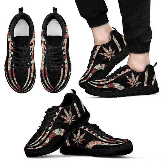 Floral Pattern - Weed Sneakers 0822