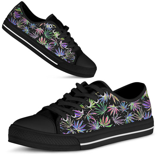 Neon Pot Party - Weed Low Top Shoes 0822