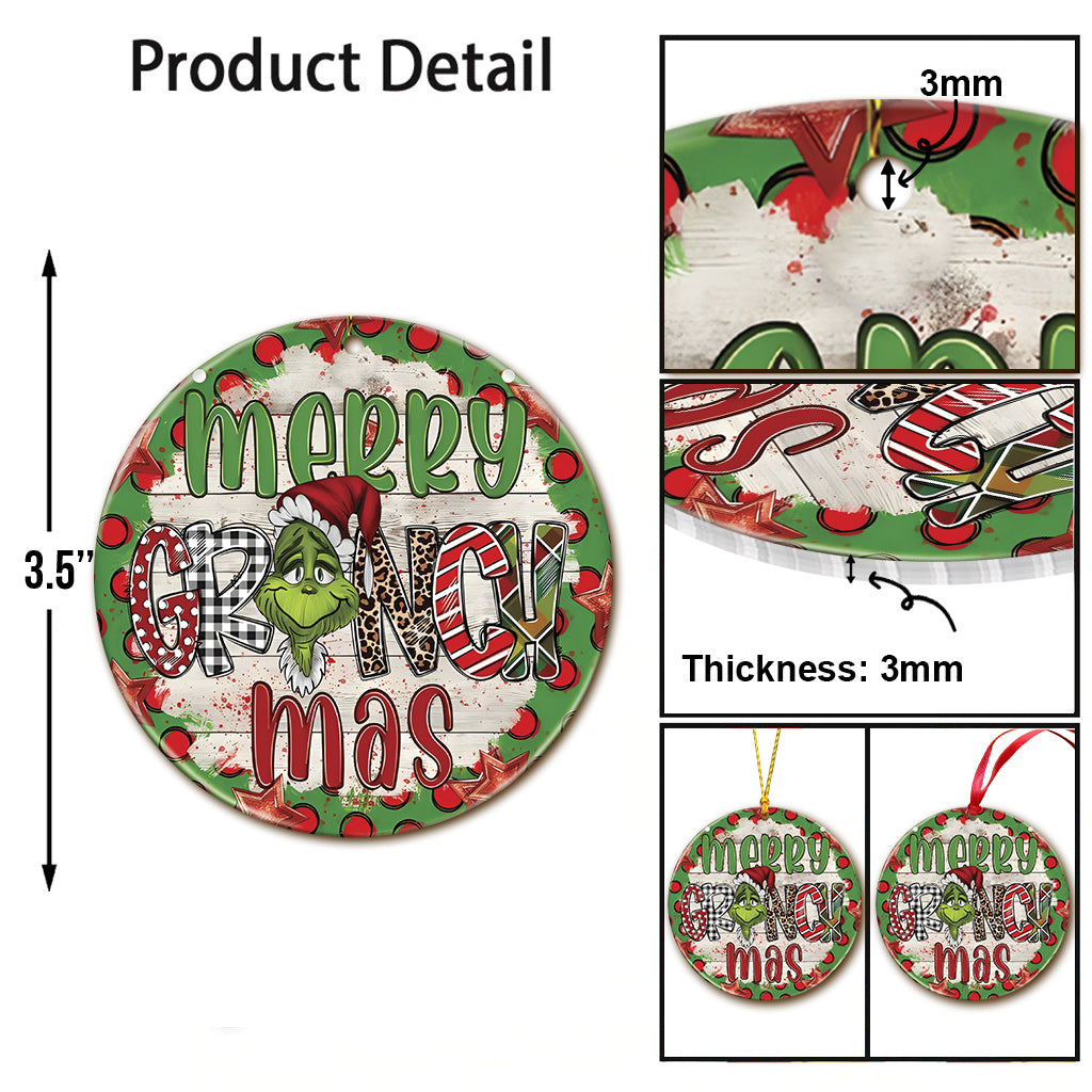 Merry Christmas - Stole Christmas Ornament