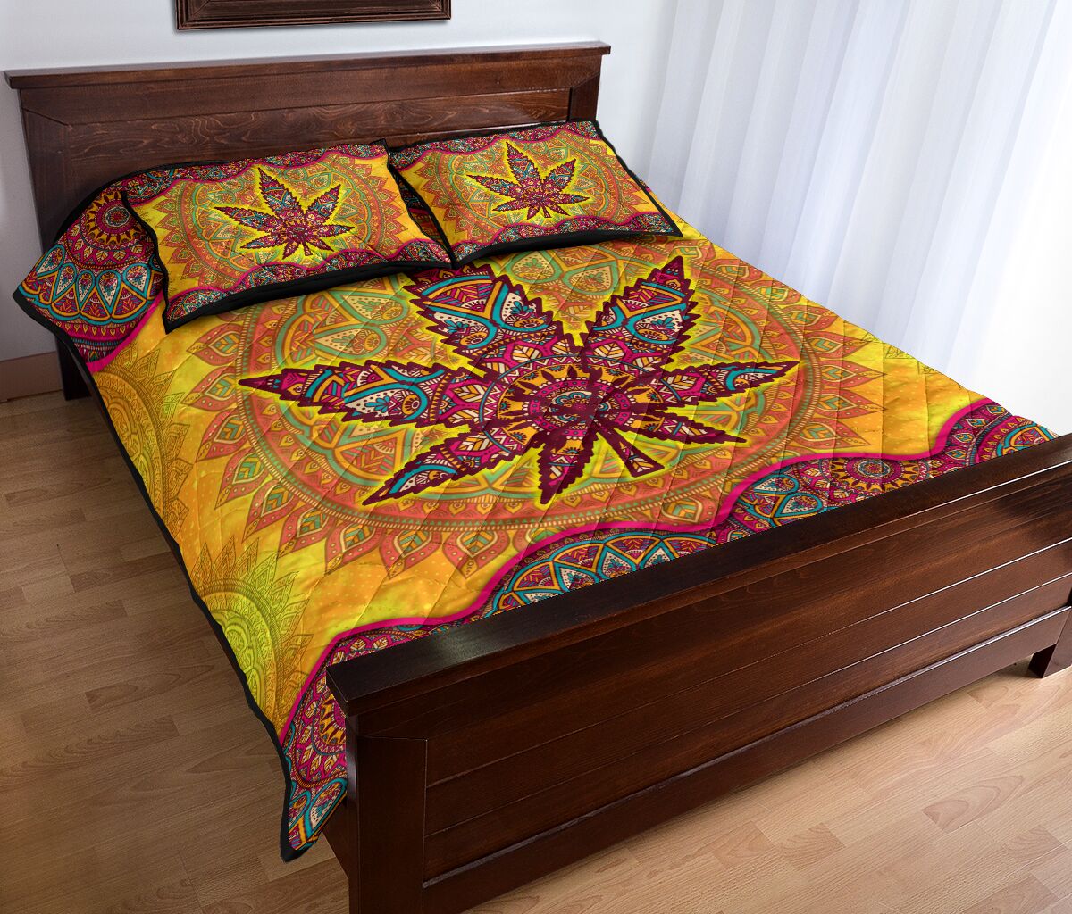 Colorful Mandala - Weed Quilt Set 0822