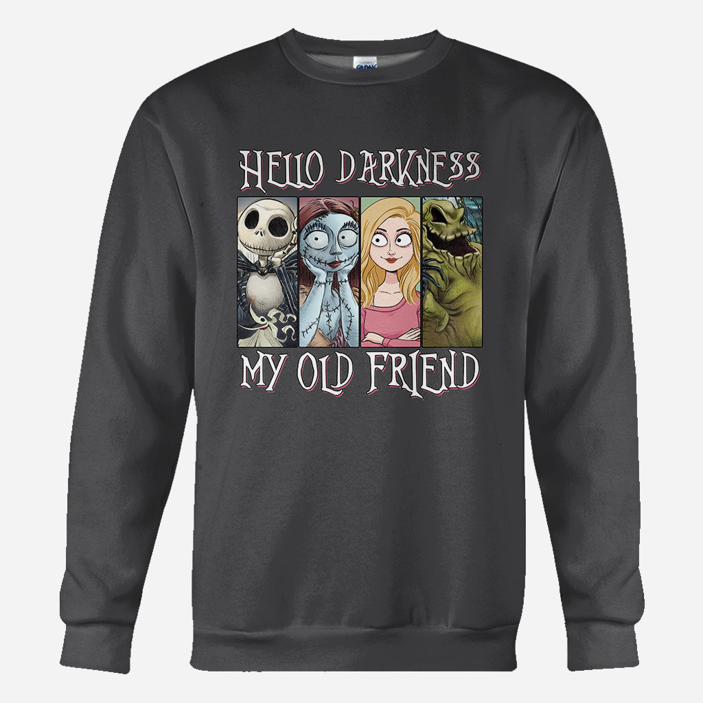 Hello Darkness My Old Friend - Personalized Nightmare All Over Shirt