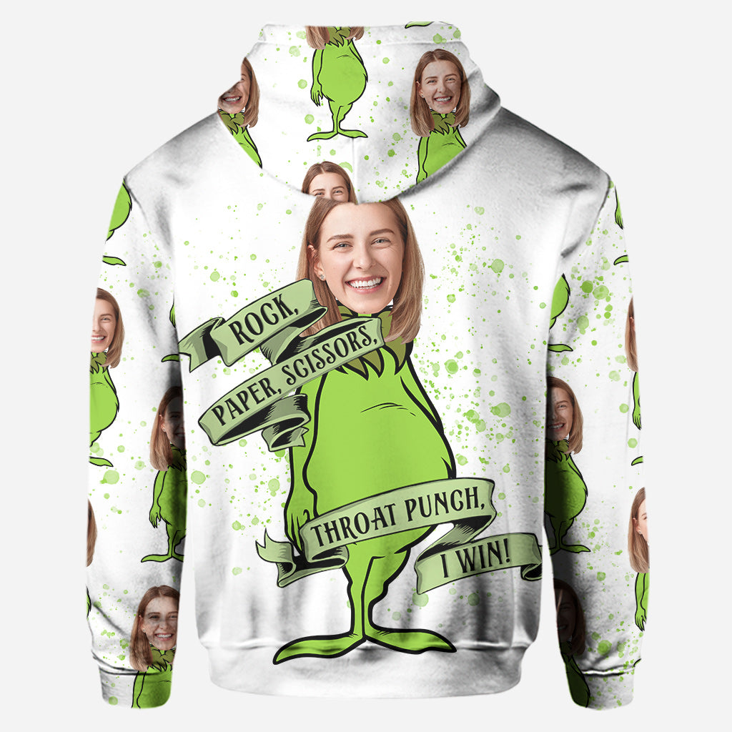 Rock Paper Scissors - Personalized Stole Christmas Hoodie and Leggings
