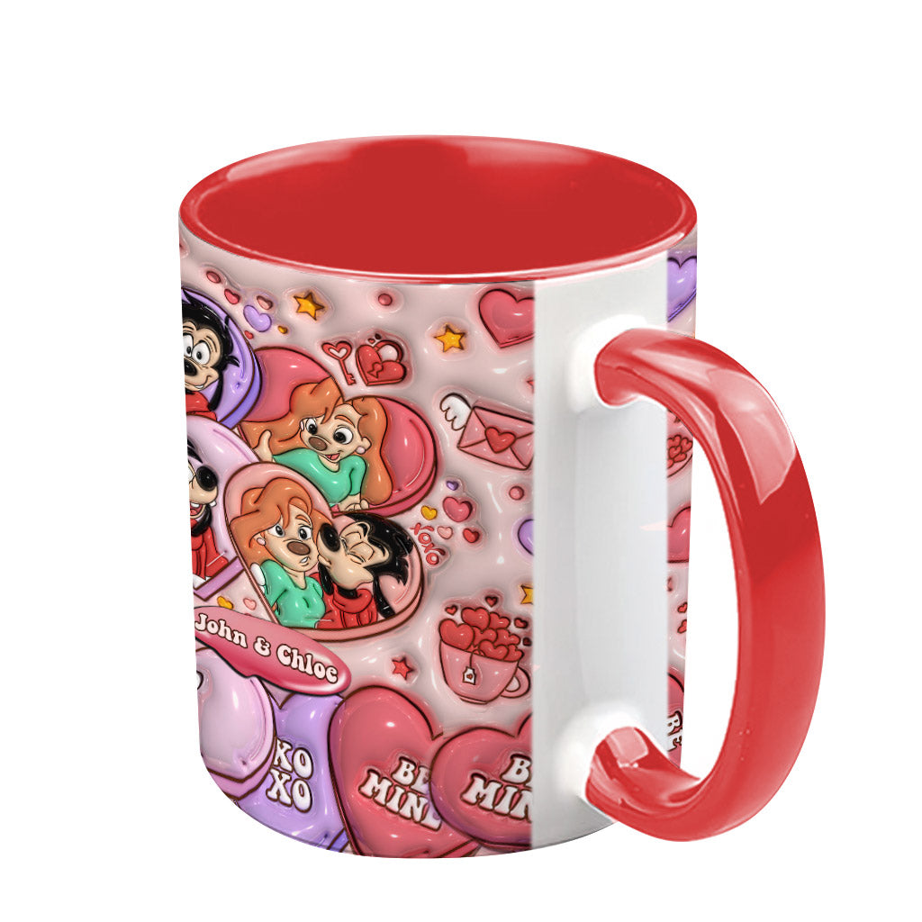 Happy Valentine's Day - Personalized Mouse Accent Mug