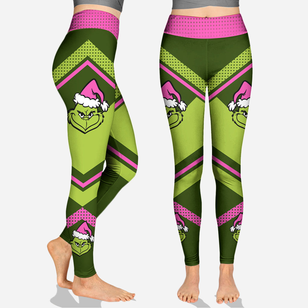 Feeling Extra Grincy - Personalized Stole Christmas Hoodie and Leggings