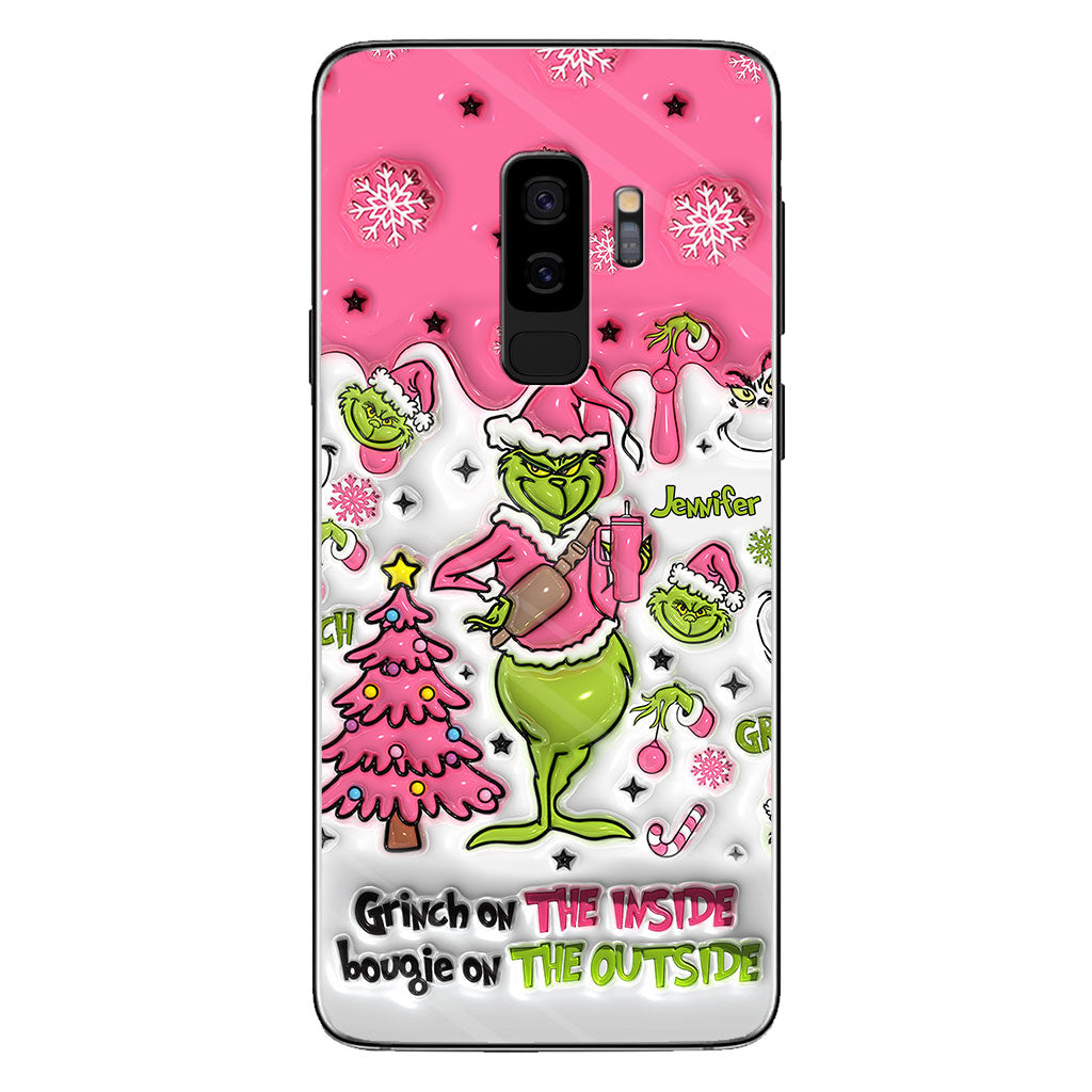 Grinch On The Inside - Personalized Stole Christmas Phone Case