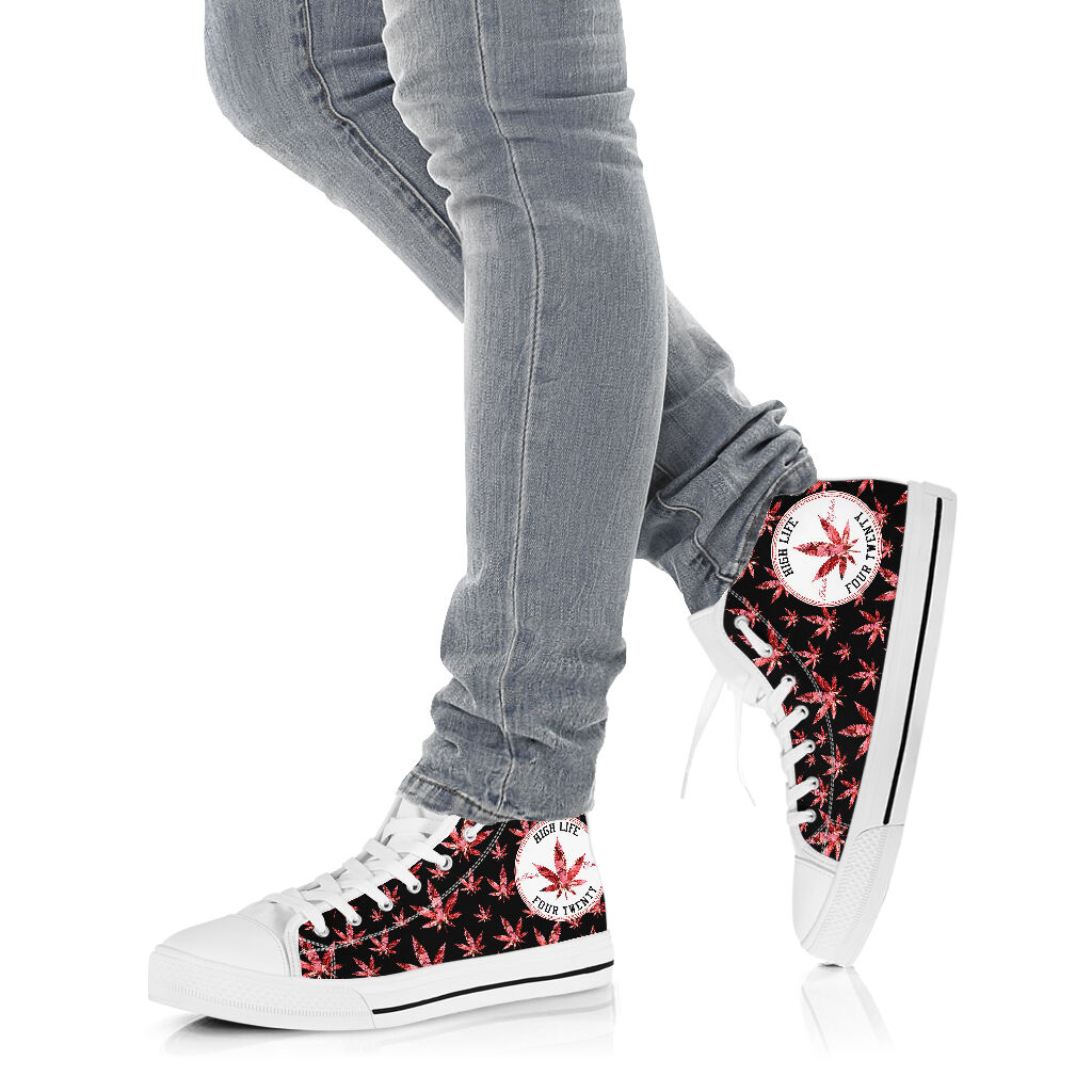 High Life Four Twenty - Weed High Top Shoes 0822